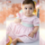 Vestido Infantil Rosa e Verde Candy Color