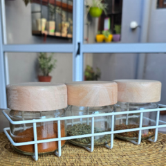 SET ESPECIERO MADERA - comprar online