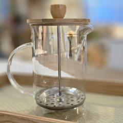 CAFETERA CON TAPA BAMBOO