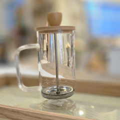 CAFETERA CON TAPA BAMBOO en internet