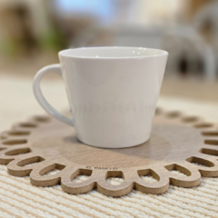 TAZA MUG DE PORCELANA BLANCO
