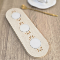 PORTAVELA FLOWER X3 - Enamorart