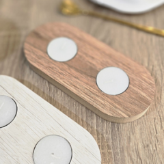 PORTAVELA SIMPLE X2 - Enamorart