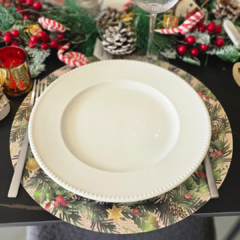 INDIVIDUAL-PLATO DE SITIO PAPEL NAVIDEÑO en internet