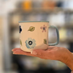 TAZA FLORES - Enamorart