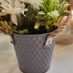 MINI MACETA TEXTURADA CON MACETA - Enamorart