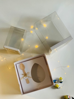 Caja 15x15x20 Huevo de Pascua (5u) - Crystal Pack y Crystalina