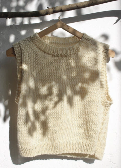 Chaleco ANDINO CRUDO - Awana Deco