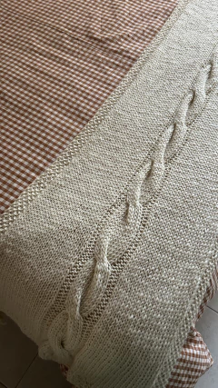 Pie de cama tejido - tienda online