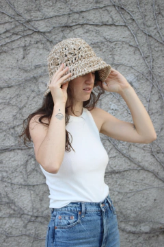 Gorro ELENA (crudo) - comprar online
