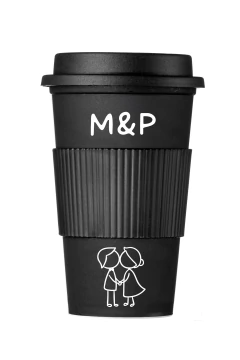 Vaso con tapa personalizado -30u- en internet