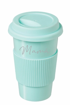 VASO TÉRMICO-Motivo MAMA plata - comprar online