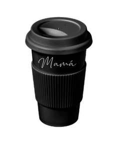 VASO TÉRMICO-Motivo MAMA plata