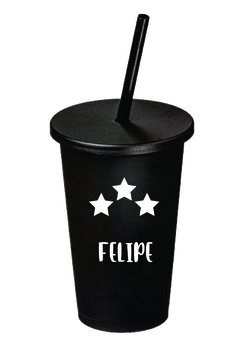 Vaso con sorbete personalizado x 30u - comprar online