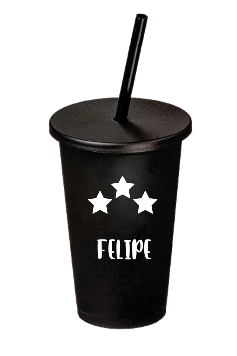 Vaso con sorbete personalizado x 30u - comprar online