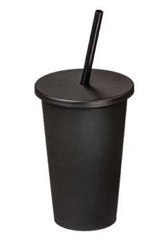 Vaso con sorbete POP combo - Mugme