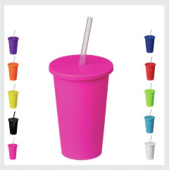 Vaso con sorbete POP-Línea Clásica - Mugme