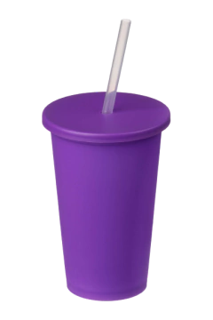 Vaso con sorbete POP combo