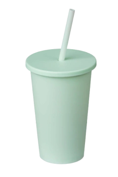 Vaso con sorbete POP combo - Mugme