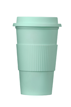 Vaso con tapa FLOW-Línea pastel - tienda online