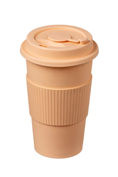 Vaso con tapón y sorbete Triplo