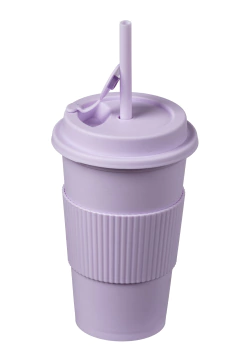 Imagen de Vaso con tapón y sorbete Triplo