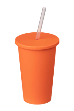 Vaso con sorbete POP combo