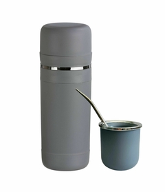 Set Yerbera&Mate SIlver - comprar online