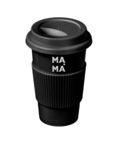 VASO TÉRMICO-Motivo MAMA COLOR PLATA - Mugme