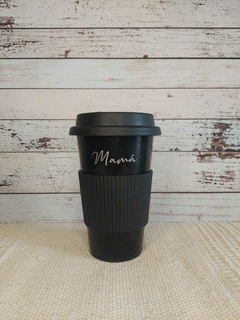 Imagen de VASO TÉRMICO-Motivo MAMA plata