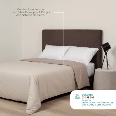 Funda Nórdica Classic Reversible - 2 PLAZAS 1/2 Suavidad Piel de Durazno y Estilo Elegante - comprar online