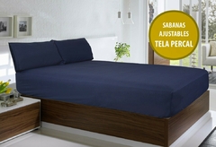 Sábana ajustable COLOR - 2 PLAZAS 1/2 - comprar online