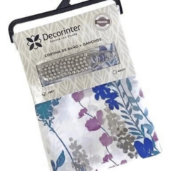 Set Baño DECORINTER - CORTINA + GANCHOS METAL - comprar online