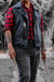 Chaleco Eco Cuero Biker Rockstar "EB6" en internet