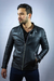 Campera Cuero Legitimo Desmontable Jhon Chris "JC"
