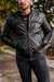Campera Chris Ever Cuero Legitimo Biker "JC 49" en internet