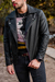 Campera Eco Cuero Total Black "EB3" - Chris Ever