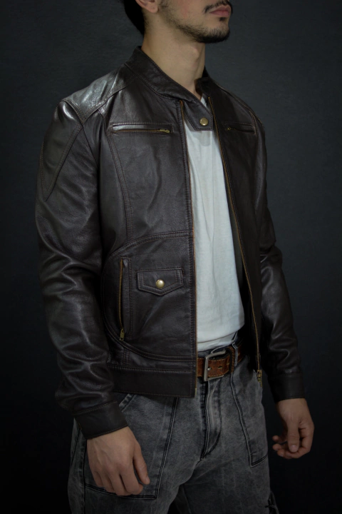 Chaqueta Noblesse Cuero Ovino Talle Unico