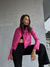 Sofia´s Jacket Cuero Ecológico "SJ" - Fucsia - comprar online