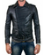 Campera Chris Ever Cuero Legitimo Total Black "EB6" - Chris Ever