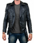 Campera Chris Ever Cuero Legitimo Total Black "EB6" en internet