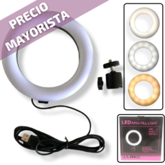 Aro selfie led anillo luminoso chico