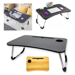 Bandeja para cama plegable desayuno porta vaso - comprar online