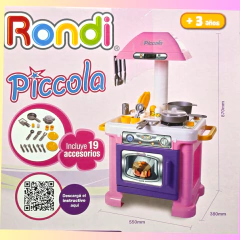 juguete Cocina infantil rondi piccola con accesorios - pachos