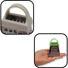Rallador mini Acero Inoxidable 4 Caras Mango Bazar - Pachos