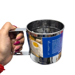 Imagen de Jarro Tamizador Manual Cernidor Medidor Harina Cocina Bazar