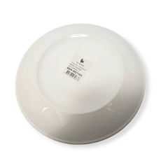 Plato Playo Redondo Grande Porcelana 26 Cm Blanco - pachos