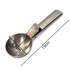 Cuchara Servir Helado Acero Inoxidable Gatillo Bochas Bazar - comprar online