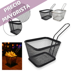 Canasta Cesta Papas Fritas Porción Presentación Frituras - comprar online