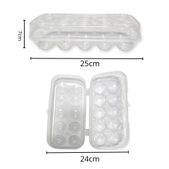 Contenedor Huevos Huevera Apilable Tapa Plastico Bazar en internet